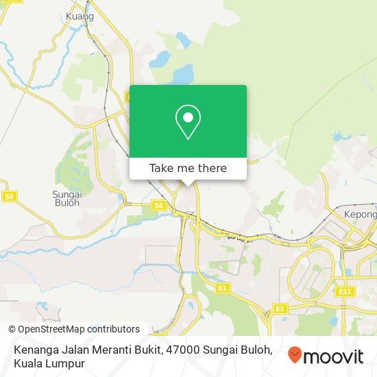 Kenanga Jalan Meranti Bukit, 47000 Sungai Buloh map