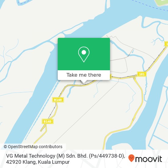 Peta VG Metal Technology (M) Sdn. Bhd. (Ps / 449738-D), 42920 Klang