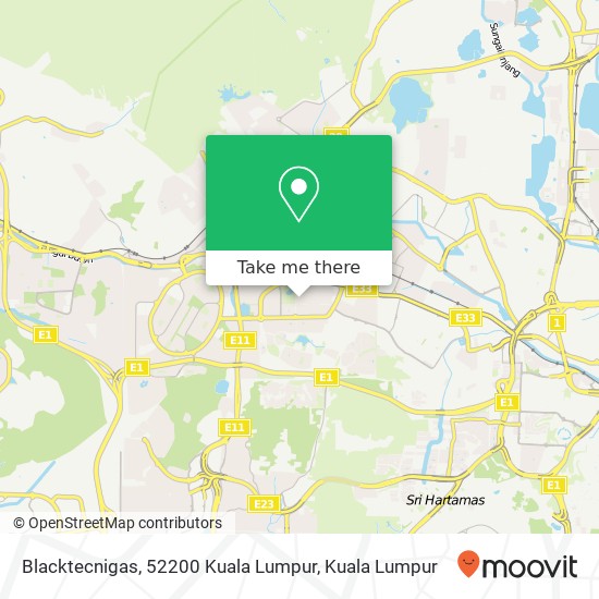 Blacktecnigas, 52200 Kuala Lumpur map