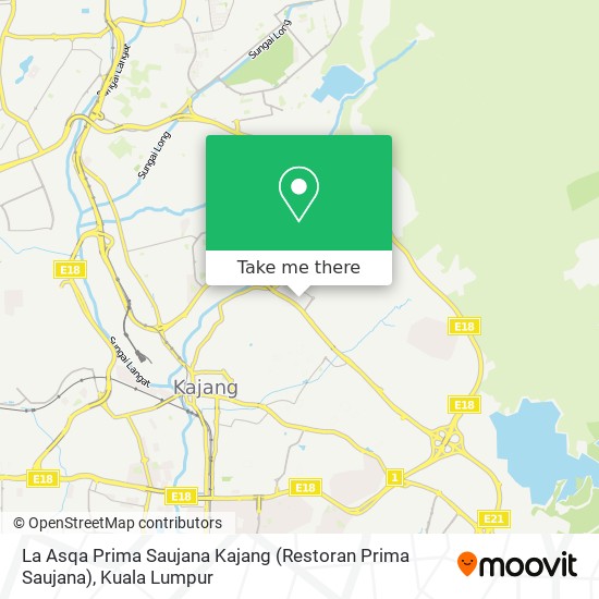 La Asqa Prima Saujana Kajang (Restoran Prima Saujana) map