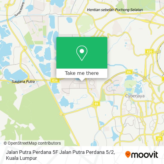 Jalan Putra Perdana 5F Jalan Putra Perdana 5 / 2 map