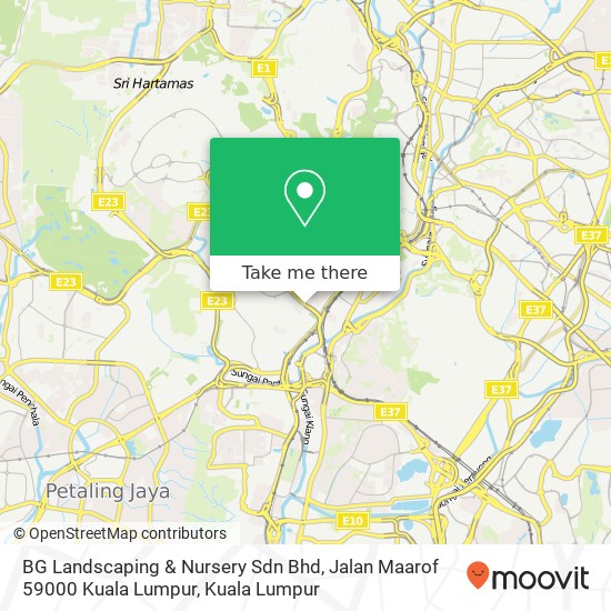 BG Landscaping & Nursery Sdn Bhd, Jalan Maarof 59000 Kuala Lumpur map