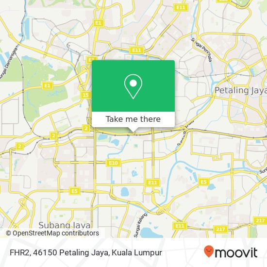 FHR2, 46150 Petaling Jaya map