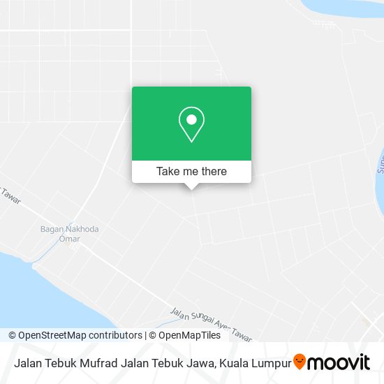Peta Jalan Tebuk Mufrad Jalan Tebuk Jawa, 45200 Sabak Bernam