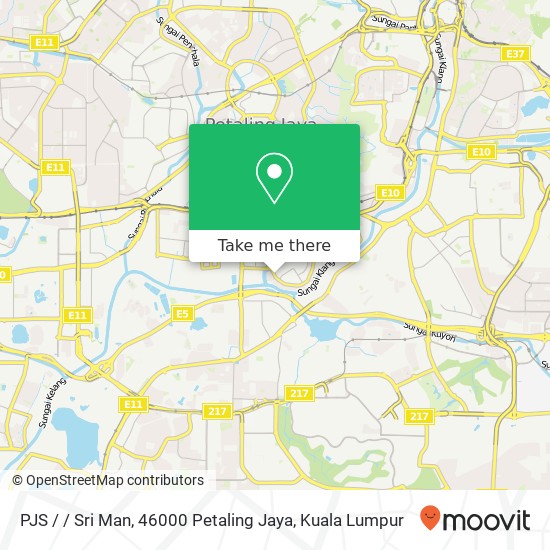 PJS / / Sri Man, 46000 Petaling Jaya map