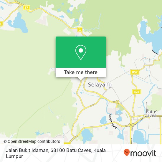 Jalan Bukit Idaman, 68100 Batu Caves map