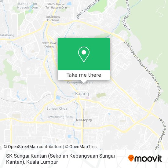 SK Sungai Kantan (Sekolah Kebangsaan Sungai Kantan) map