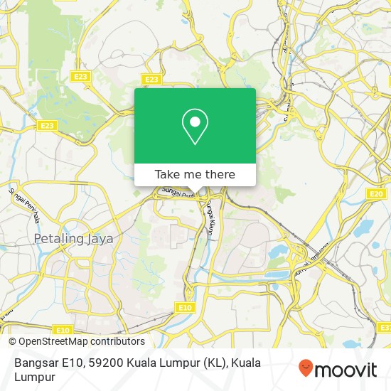 Peta Bangsar E10, 59200 Kuala Lumpur (KL)