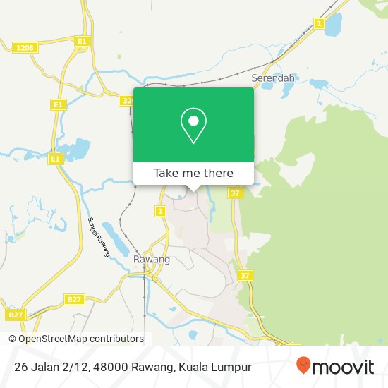 26 Jalan 2/12, 48000 Rawang map