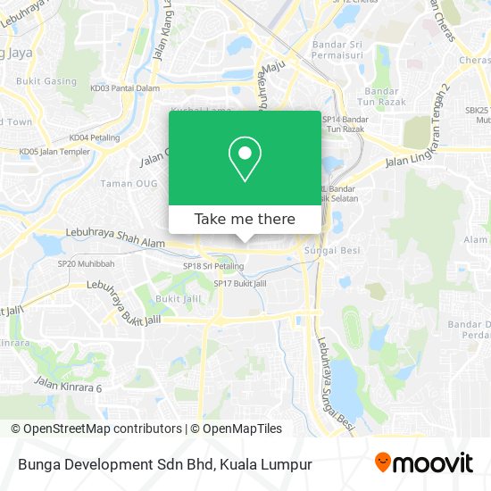 Bunga Development Sdn Bhd map