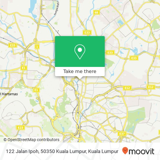 122 Jalan Ipoh, 50350 Kuala Lumpur map
