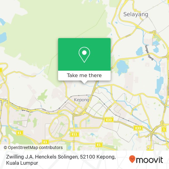 Peta Zwilling J.A. Henckels Solingen, 52100 Kepong