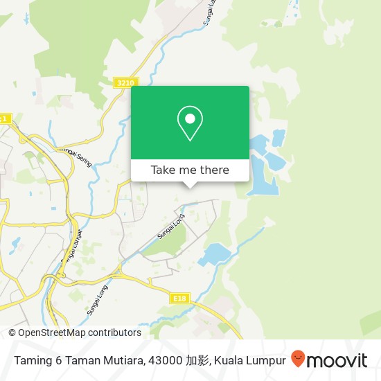 Taming 6 Taman Mutiara, 43000 加影 map