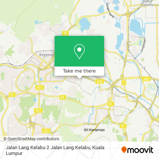 Jalan Lang Kelabu 2 Jalan Lang Kelabu map