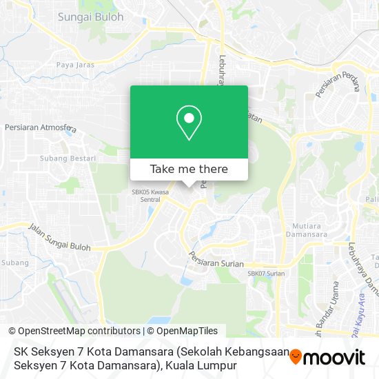 SK Seksyen 7 Kota Damansara (Sekolah Kebangsaan Seksyen 7 Kota Damansara) map