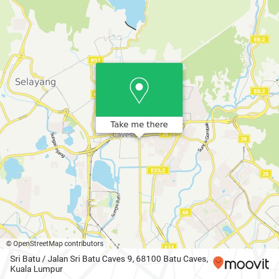 Sri Batu / Jalan Sri Batu Caves 9, 68100 Batu Caves map