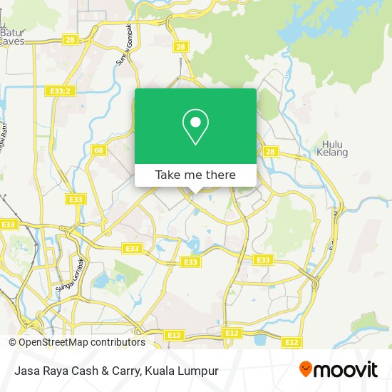 Jasa Raya Cash & Carry map