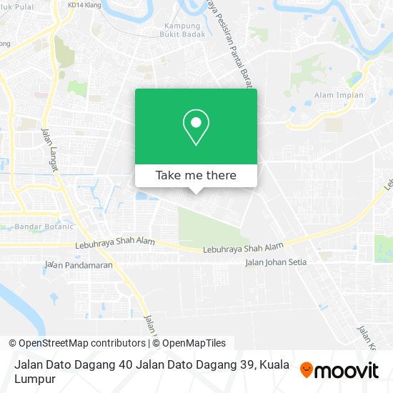 Jalan Dato Dagang 40 Jalan Dato Dagang 39 map
