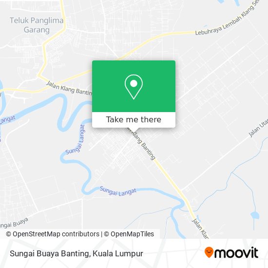 Sungai Buaya Banting map