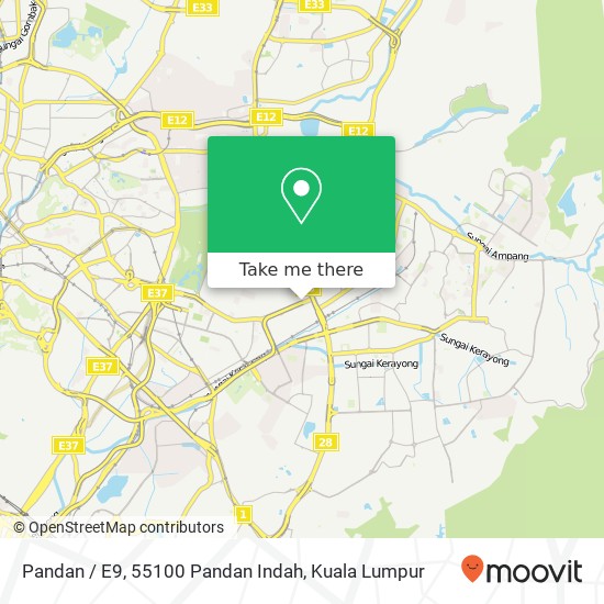 Peta Pandan / E9, 55100 Pandan Indah