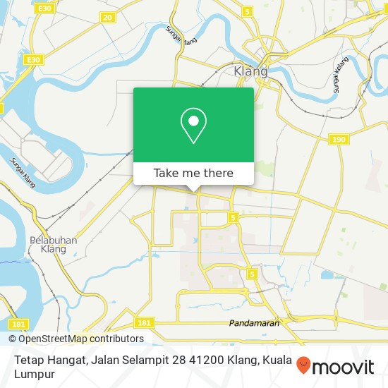 Tetap Hangat, Jalan Selampit 28 41200 Klang map