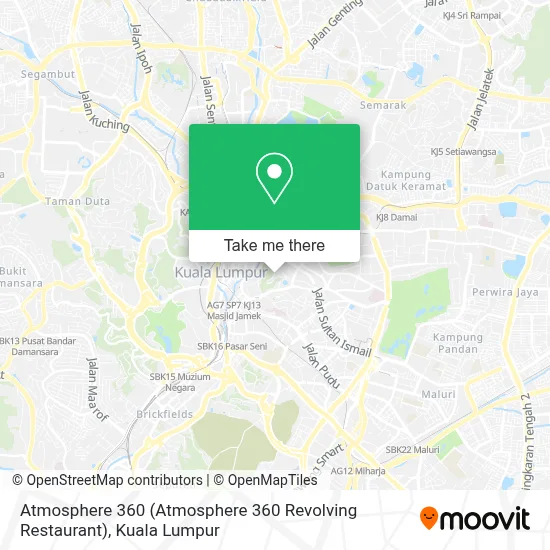 Atmosphere 360 (Atmosphere 360 Revolving Restaurant) map