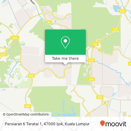 Persiaran 6 Teratai 1, 47000 Ijok map