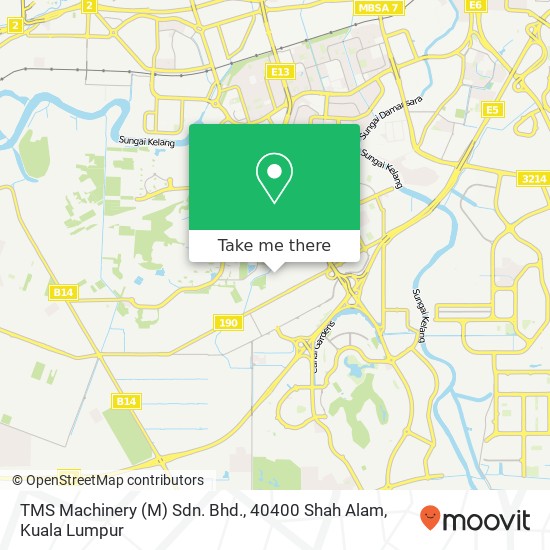 TMS Machinery (M) Sdn. Bhd., 40400 Shah Alam map