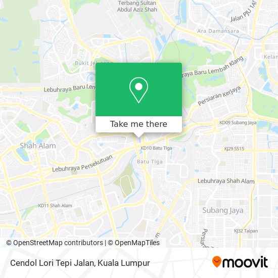 Cendol Lori Tepi Jalan map