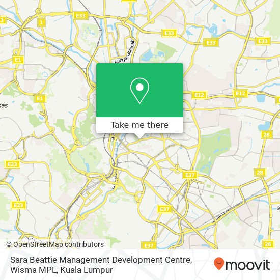 Sara Beattie Management Development Centre, Wisma MPL map