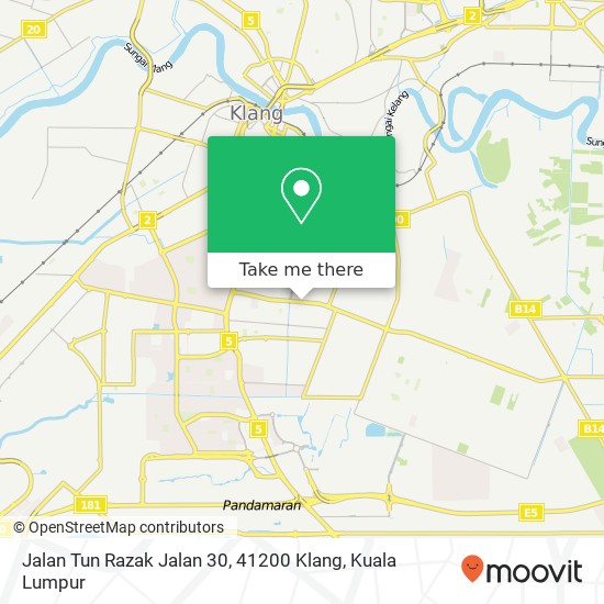 Jalan Tun Razak Jalan 30, 41200 Klang map