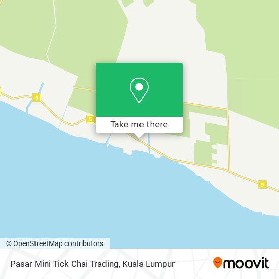 Pasar Mini Tick Chai Trading map