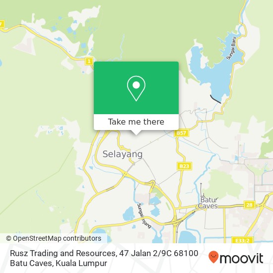 Peta Rusz Trading and Resources, 47 Jalan 2 / 9C 68100 Batu Caves