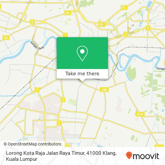 Lorong Kota Raja Jalan Raya Timur, 41000 Klang map