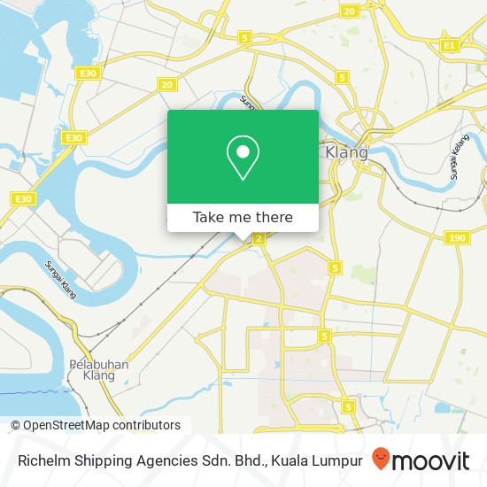 Richelm Shipping Agencies Sdn. Bhd. map