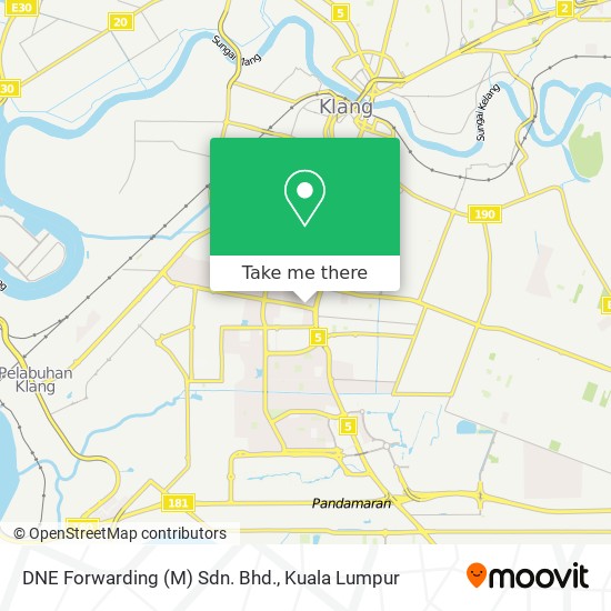 DNE Forwarding (M) Sdn. Bhd. map