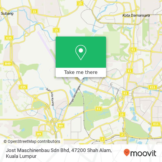 Jost Maschinenbau Sdn Bhd, 47200 Shah Alam map