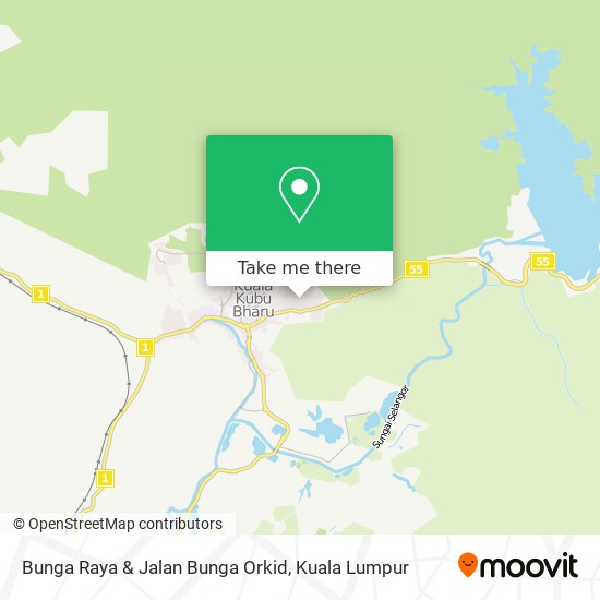 Bunga Raya & Jalan Bunga Orkid map