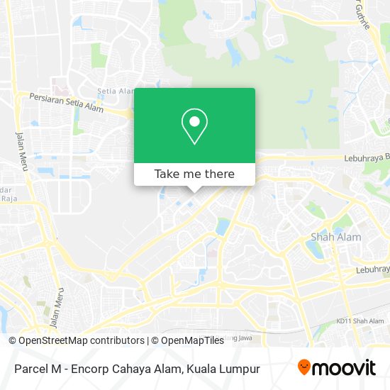 Peta Parcel M - Encorp Cahaya Alam