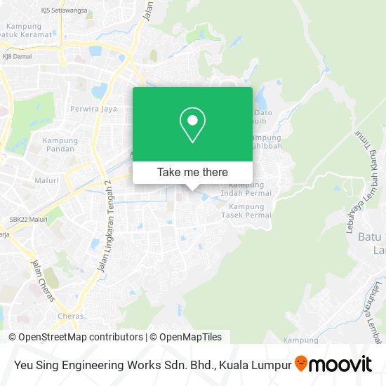 Peta Yeu Sing Engineering Works Sdn. Bhd.
