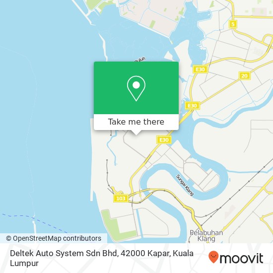 Peta Deltek Auto System Sdn Bhd, 42000 Kapar