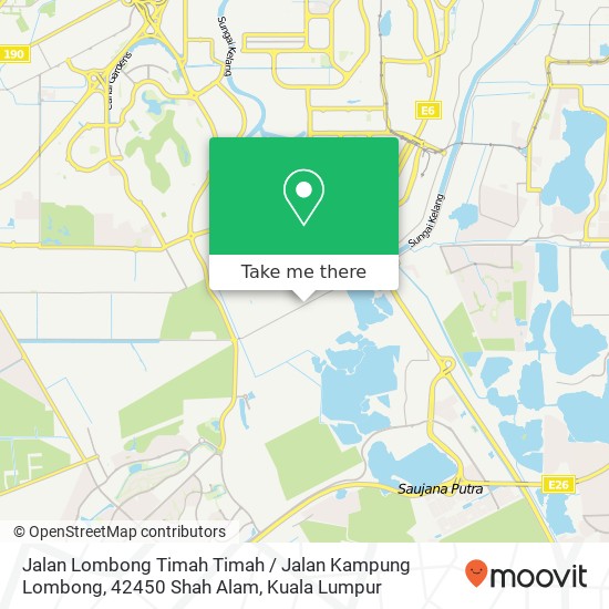 Peta Jalan Lombong Timah Timah / Jalan Kampung Lombong, 42450 Shah Alam