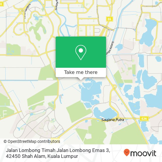 Jalan Lombong Timah Jalan Lombong Emas 3, 42450 Shah Alam map
