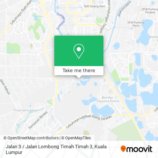 Peta Jalan 3 / Jalan Lombong Timah Timah 3