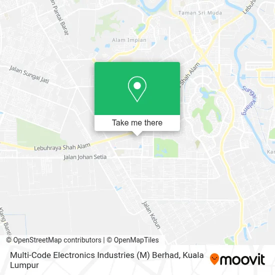 Multi-Code Electronics Industries (M) Berhad map