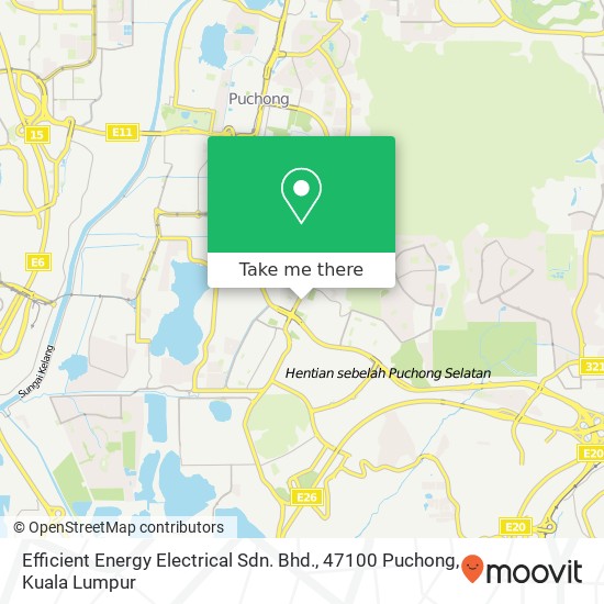 Efficient Energy Electrical Sdn. Bhd., 47100 Puchong map