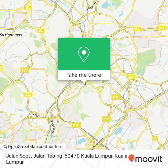 Jalan Scott Jalan Tebing, 50470 Kuala Lumpur map