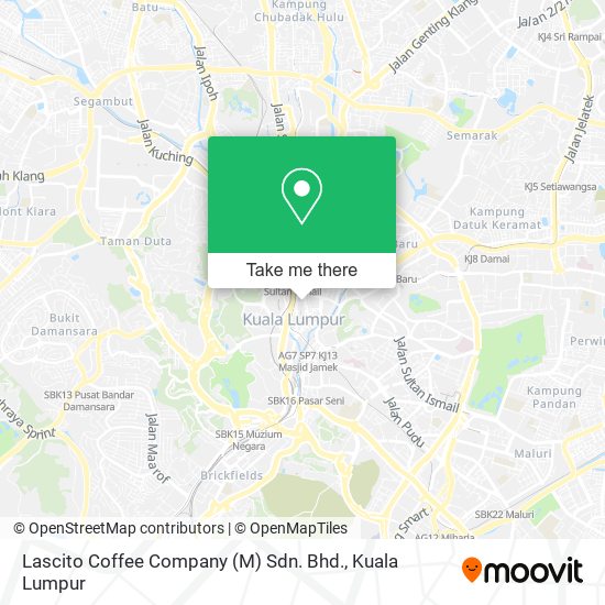 Lascito Coffee Company (M) Sdn. Bhd. map