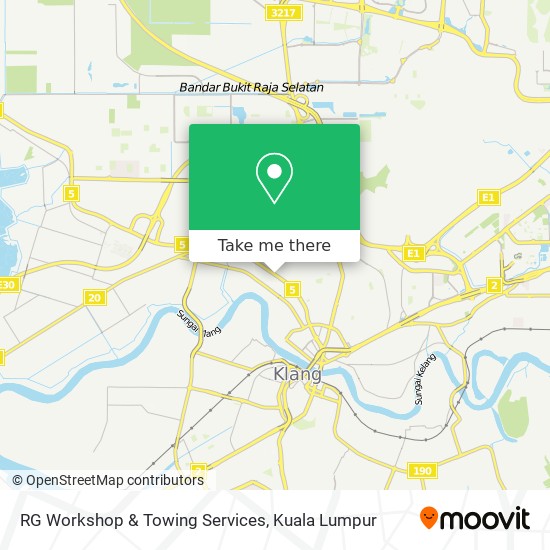 RG Workshop & Towing Services map