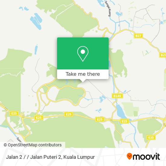 Jalan 2 / / Jalan Puteri 2 map